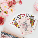 Recherche de lapin blanc jeux de cartes Vintage