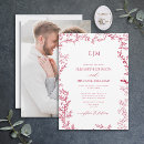 Recherche de magenta mariage invitations Monogramme