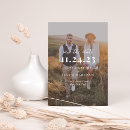 Recherche de modern minimalist save the dates Couple