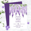 Recherche de wisteria mariage invitations Glycine