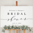 Recherche de chic bridal shower posters Élégant
