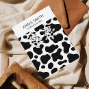 Recherche de vache noire cartes visite Motif de vache