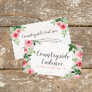 Recherche de pays chic cartes visite Aquarelle