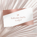 Recherche de rose et blanc cartes visite Géométrique