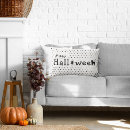 Recherche de halloween coussins Noir et blanc
