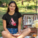 Recherche de monogramme rose tshirts Aquarelle