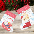 Recherche de pingouins chaussette de noël Bébé fille