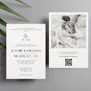 Recherche de catholique mariage invitations Noir et blanc