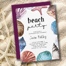 Recherche de beach graduation invitations Aquarelle