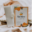 Recherche de agrumes baby shower invitations Oranges
