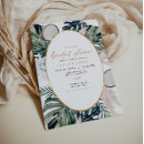 Recherche de luau bridal shower invitations Feuille de palme