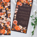 Recherche de bouquet orange Mariés