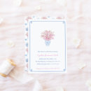 Recherche de pink baby shower invitations Chinoiserie