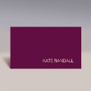 Recherche de burgundy cartes visite Minimaliste