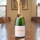 Recherche de anniversaire de bouteilles vin étiquettes Typographie