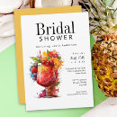 Recherche de cocktail tropical invitations Mariée