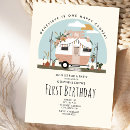 Recherche de vintage camper invitations Fête d'anniversaire