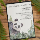 Recherche de bambou vert invitations Panda