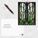 Recherche de vitrail cartes postales Vert