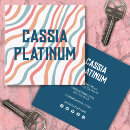 Recherche de vagues bleues cartes visite Minimaliste