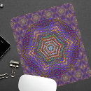 Recherche de motif décoratif tapis souris Psychédélique