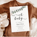 Recherche de watercolor greenery baby shower invitations Gender neutral