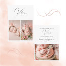 Recherche de birth girl invitations Minimaliste