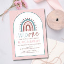 Recherche de boho rainbow 1ans anniversaire invitations Fille