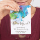 Recherche de déménagement cartes postales Aquarelle