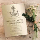 Recherche de ancre vintage invitations Élégant