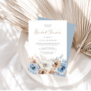 Recherche de budget bridal shower invitations Bleu poussiéreux