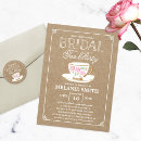 Recherche de teacup bridal shower invitations Moderne