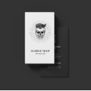 Recherche de crâne vintage cartes visite Coiffeur