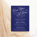 Recherche de royal blue bridal shower invitations Conte de fée