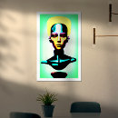 Recherche de robot vintage art Cyborg