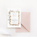 Recherche de gold frame bridal shower invitations Boho
