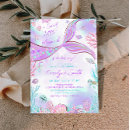 Recherche de queue invitations D'anniversaire de mermaid