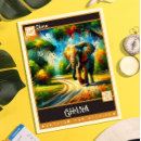 Recherche de carte du ghana cartes postales Vintage
