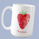 Recherche de fraise personnalisée tasses Fraises