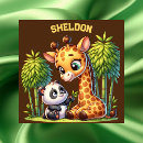 Recherche de girafe mignonne posters Pour enfants