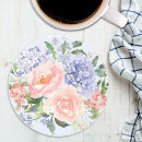 Recherche de cercle floral dessous de verres Pour elle