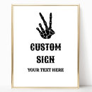 Recherche de signes paix posters Noir et blanc