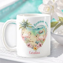 Recherche de flamingo tasses Rétro