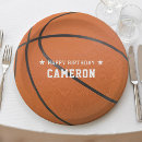 Recherche de basketball assiettes en papier Parti