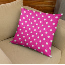 Recherche de pois rose coussins Hot pink