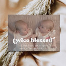 Recherche de twins faire part naissance Élégant