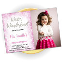 Recherche de winter wonderland anniversaire invitations Jeune fille