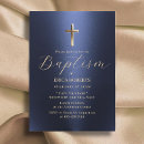 Recherche de bleu marine baptême invitations Chrétien