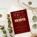 Recherche de bbq mariage invitations Rouge