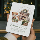 Recherche de cheminée de noël invitations Aquarelle